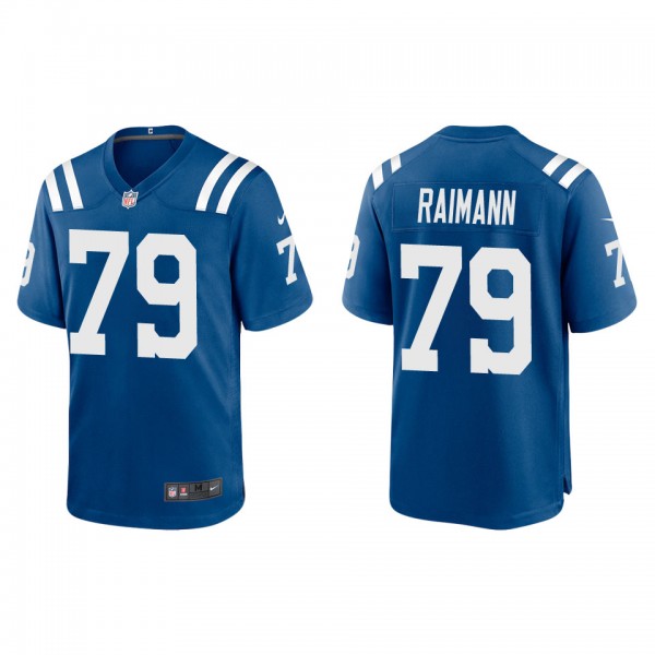 Men's Indianapolis Colts Bernhard Raimann Royal Ga...
