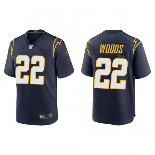Men's Los Angeles Chargers JT Woods Navy Alternate...