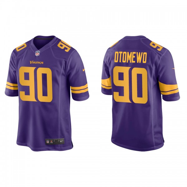 Men's Minnesota Vikings Esezi Otomewo Purple Alter...