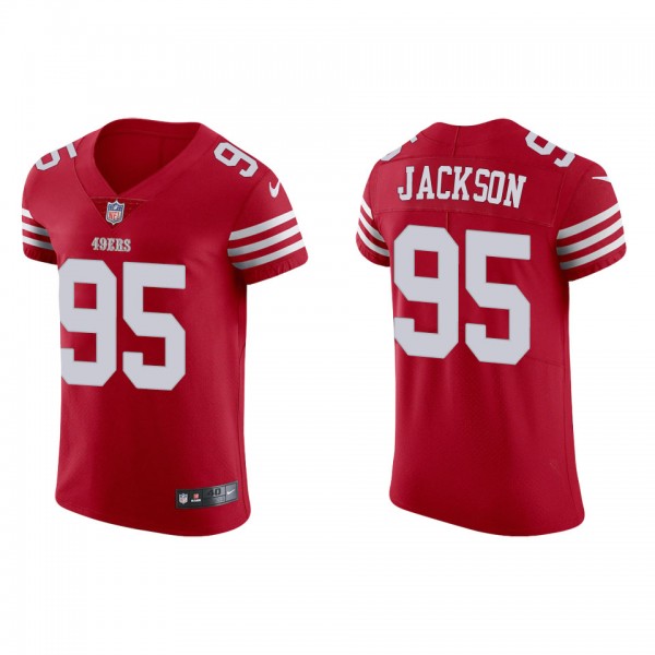 Men's San Francisco 49ers Drake Jackson Scarlet Va...