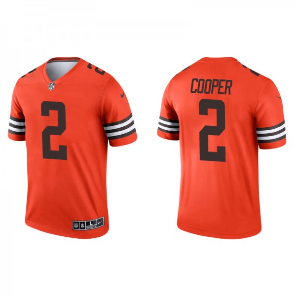 Men's Cleveland Browns Amari Cooper Orange Inverte...