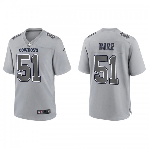 Men's Dallas Cowboys Anthony Barr Gray Atmosphere ...