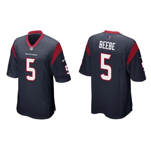 Beebe Texans Navy Game Jersey