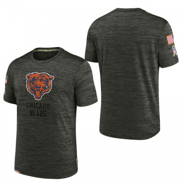 Men's Chicago Bears Brown 2022 Salute to Service V...