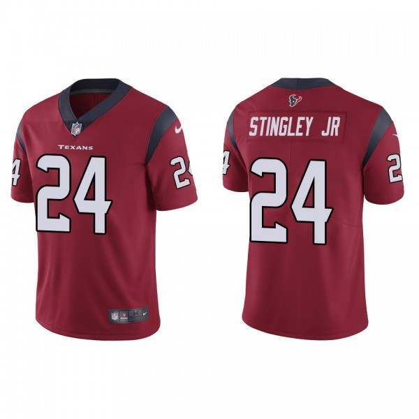 Men's Houston Texans Derek Stingley Jr. Red 2022 N...