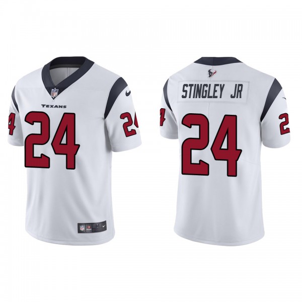 Men's Houston Texans Derek Stingley Jr. White 2022...
