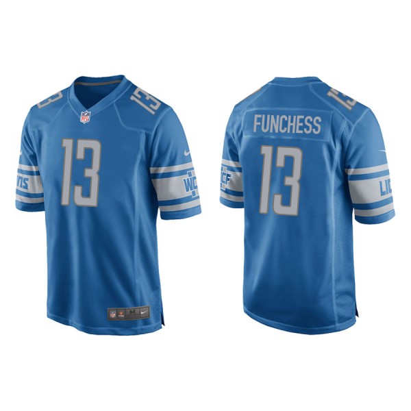Funchess Lions Blue Game Jersey