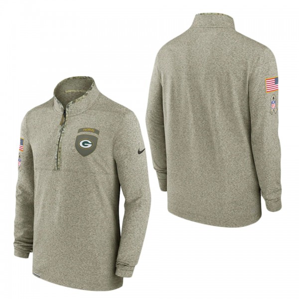 Men's Green Bay Packers Olive 2022 Salute to Servi...