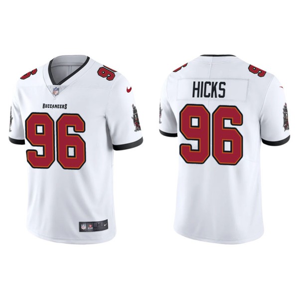 Hicks Buccaneers White Vapor Limited Jersey
