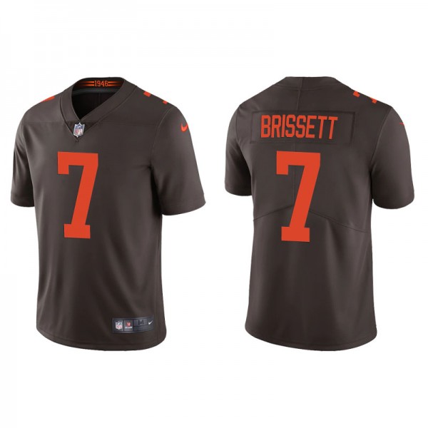 Men's Cleveland Browns Jacoby Brissett Brown Alter...