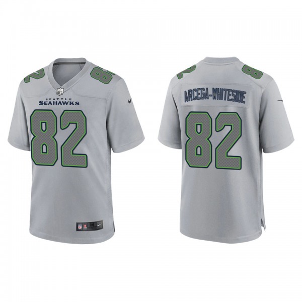 Men's Seattle Seahawks JJ Arcega-Whiteside Gray Atmosphere Fashion Game Jersey