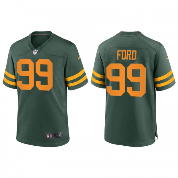 Men's Green Bay Packers Jonathan Ford Green Altern...