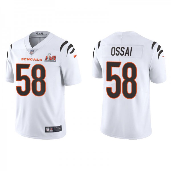Men's Cincinnati Bengals Joseph Ossai White Super ...