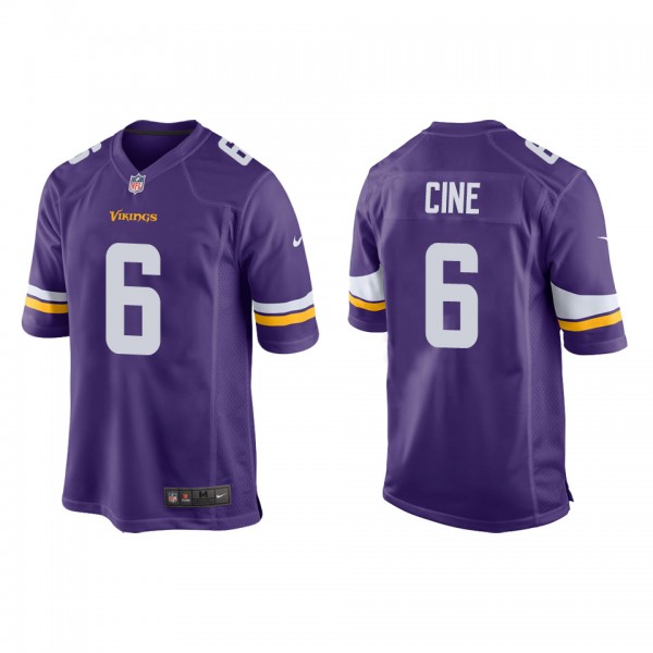 Men's Minnesota Vikings Lewis Cine Purple 2022 NFL...