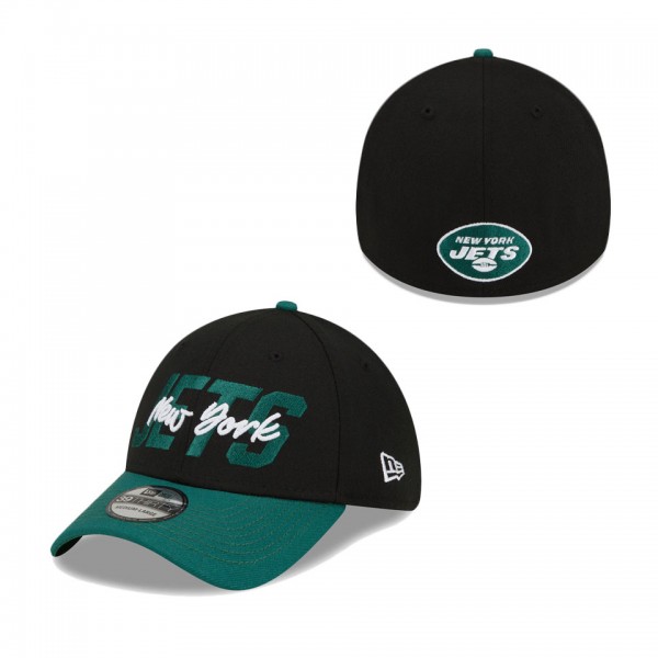 Men's New York Jets New Era Black Green 2022 NFL D...