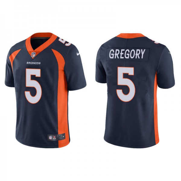 Men's Denver Broncos Randy Gregory Navy Vapor Limi...