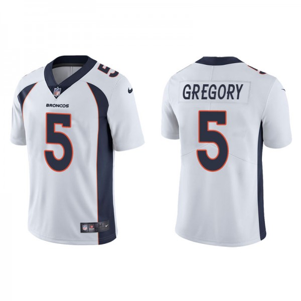 Men's Denver Broncos Randy Gregory White Vapor Lim...