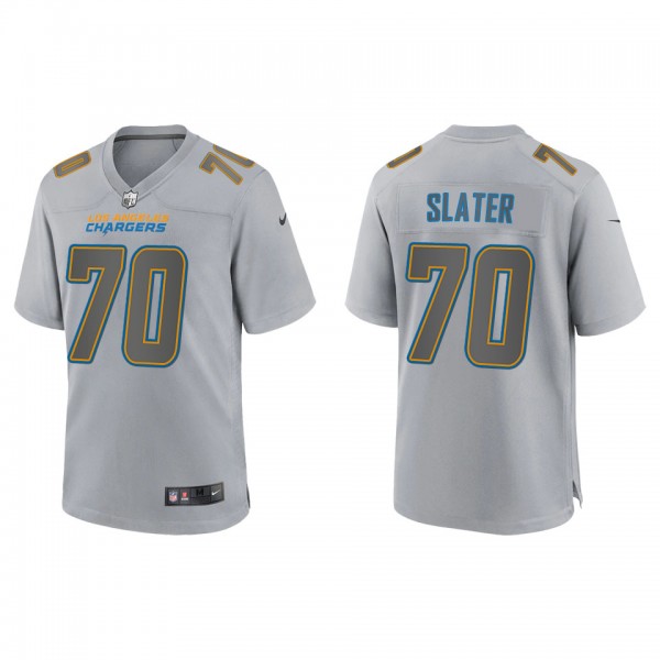 Men's Rashawn Slater Los Angeles Chargers Gray Atm...