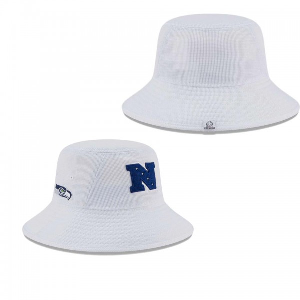 Men's Seattle Seahawks White 2023 NFL Pro Bowl Bucket Hat
