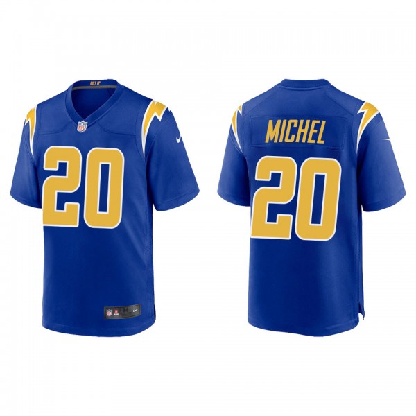 Men's Los Angeles Chargers Sony Michel Royal Alter...
