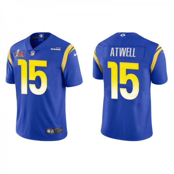 Men's Los Angeles Rams Tutu Atwell Royal Super Bow...