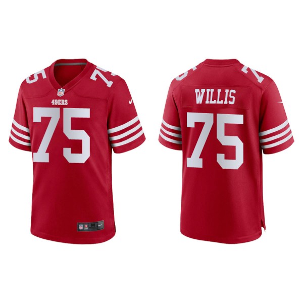 Willis 49ers Scarlet Game Jersey
