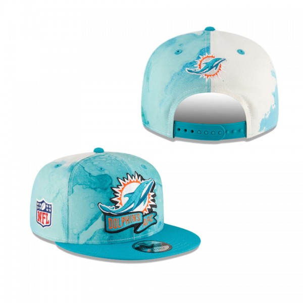 Men's Miami Dolphins Blue 2022 Sideline 9FIFTY Ink...