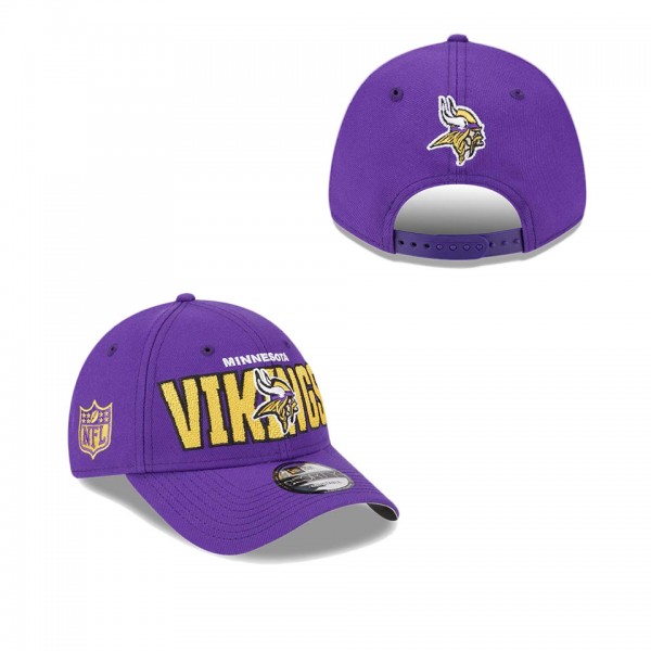 Men's Minnesota Vikings Purple 2023 NFL Draft 9FOR...