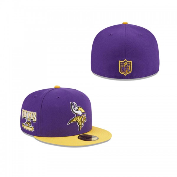 Minnesota Vikings Throwback Hidden 59FIFTY Fitted ...
