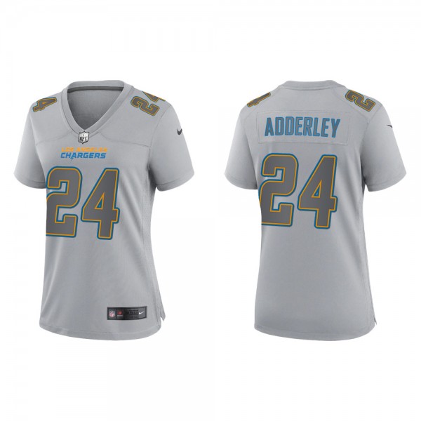 Nasir Adderley Women's Los Angeles Chargers Gray A...