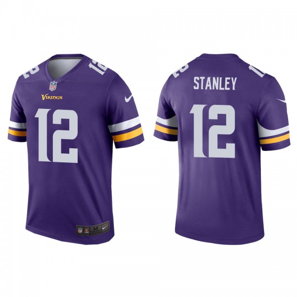 Men's Minnesota Vikings Nate Stanley Purple Legend...