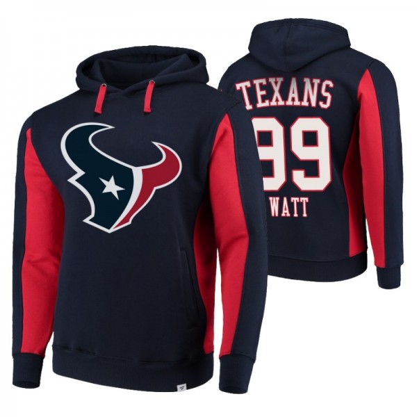 Men - Houston Texans #99 J.J. Watt Navy Pro Line P...