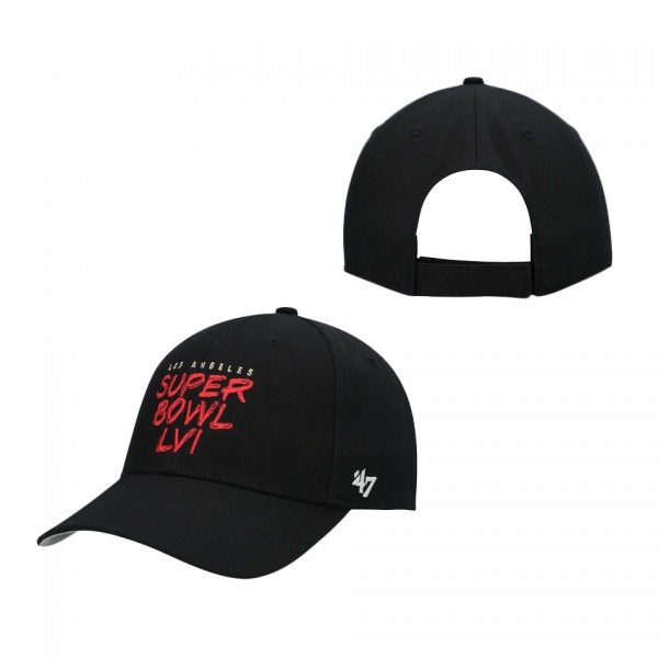 Men's Navy Super Bowl LVI Logo Adjustable Hat