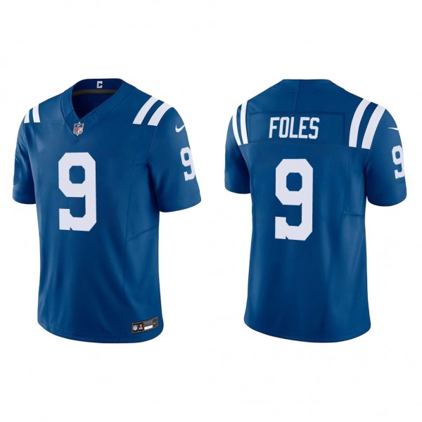 Men's Indianapolis Colts Nick Foles Royal Vapor F.U.S.E. Limited Jersey