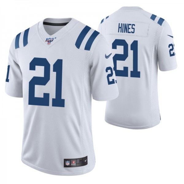 Indianapolis Colts Nyheim Hines White 100th Season...
