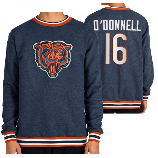 Chicago Bears #16 O'Donnell Navy New Era Brushed R...