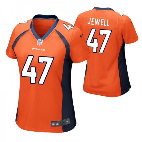 Women - Denver Broncos #47 Josey Jewell Orange Nik...