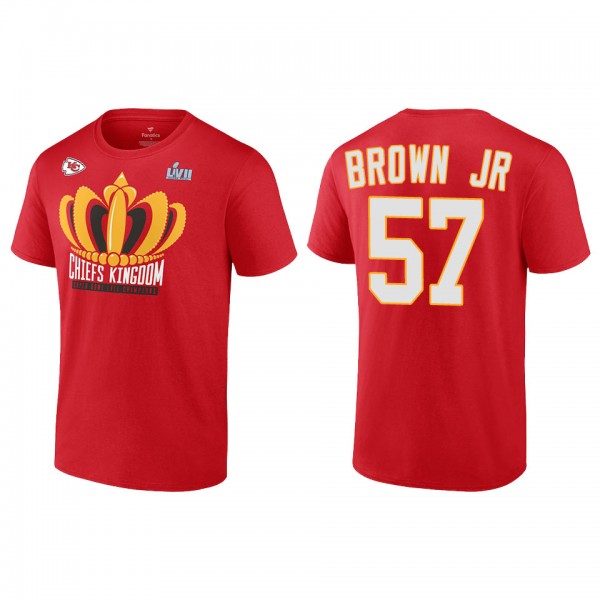 Orlando Brown Jr. Kansas City Chiefs Red Super Bow...