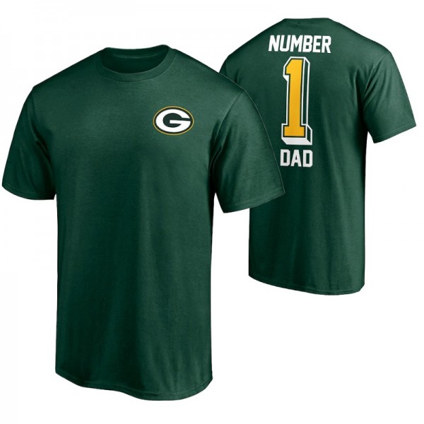 Green Bay Packers No. 1 Dad 2021 Father's Day Gree...