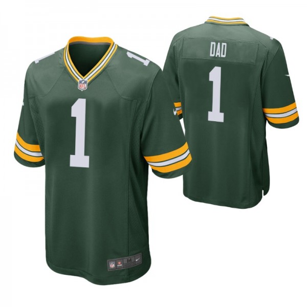 Green Bay Packers 2021 Father's Day Green Game Jersey