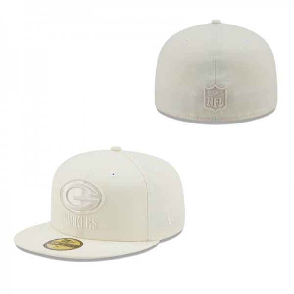 Green Bay Packers Color Pack Cream Hat 59FIFTY Fit...