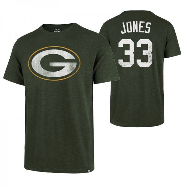 Aaron Jones Green Bay Packers Green Legacy Grit Scrum T-Shirt
