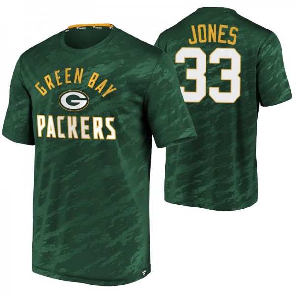 Aaron Jones #33 Green Bay Packers Iconic Defender ...