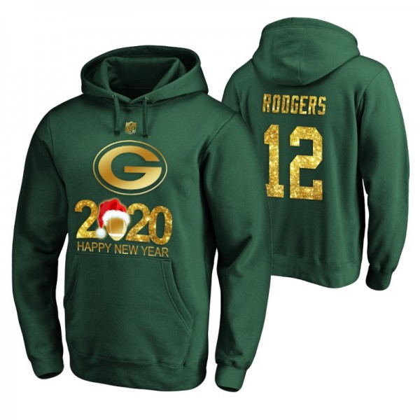 Green Bay Packers Aaron Rodgers 2020 Happy New Yea...
