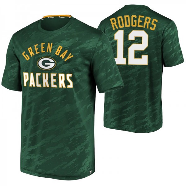 Aaron Rodgers #12 Green Bay Packers Iconic Defende...