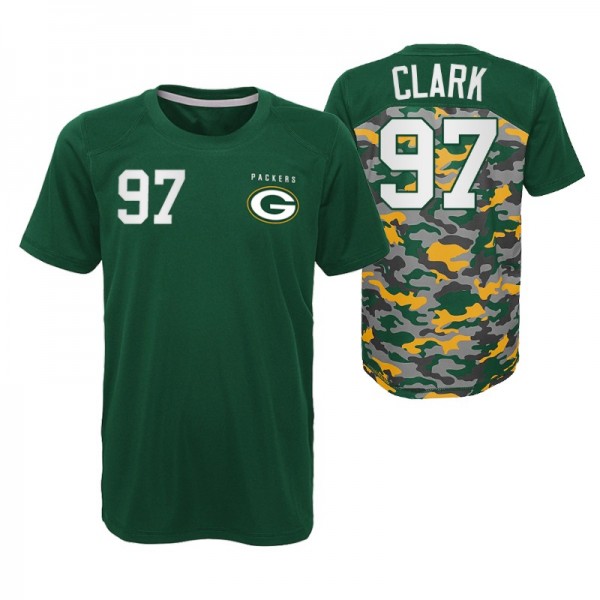 Green Bay Packers #97 Kenny Clark Extra Yardage Gr...