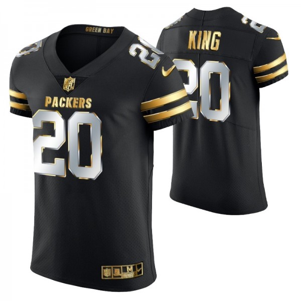 Green Bay Packers Kevin King #20 Golden Edition Bl...