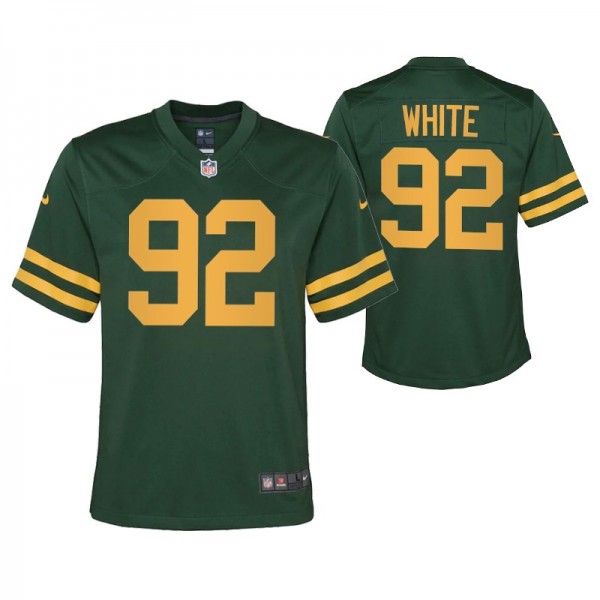 Green Bay Packers Reggie White #92 Green Alternate...
