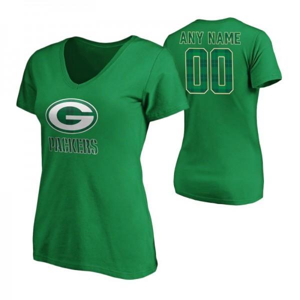 Women's Green Bay Packers St. Patrick's Day Emeral...