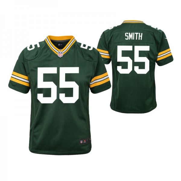 Green Bay Packers Za'Darius Smith #55 Green Game Y...